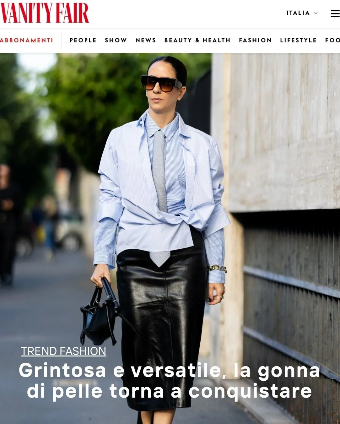 Paula le moult street style at Vanity Fair IT