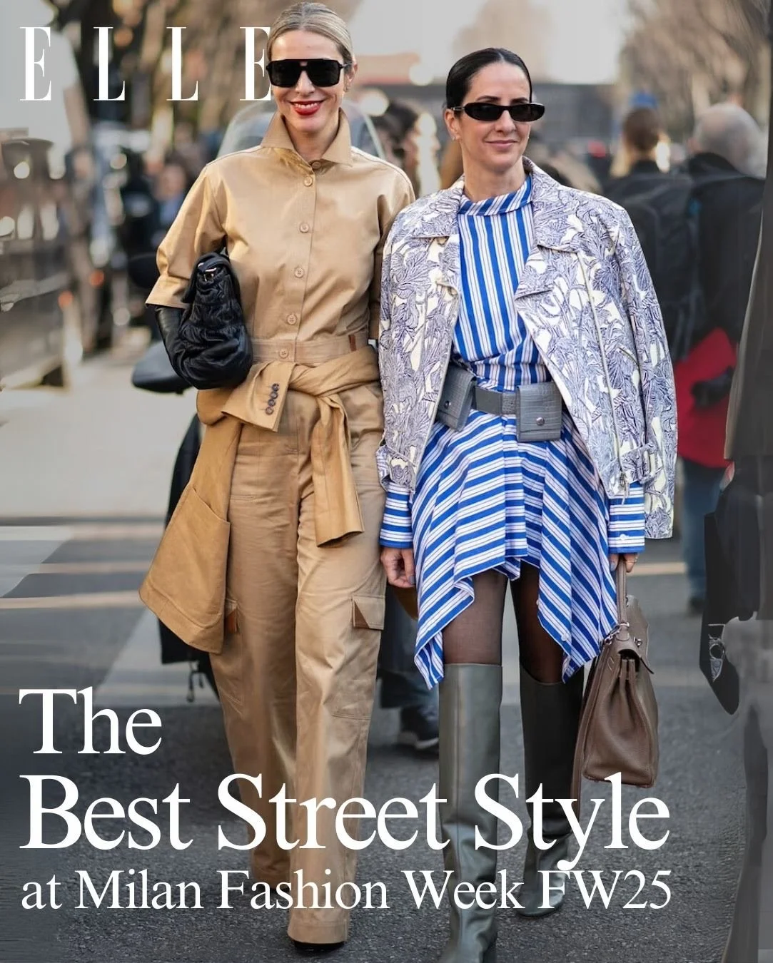 Paula le moult and Flavia Millen Street style ELLE