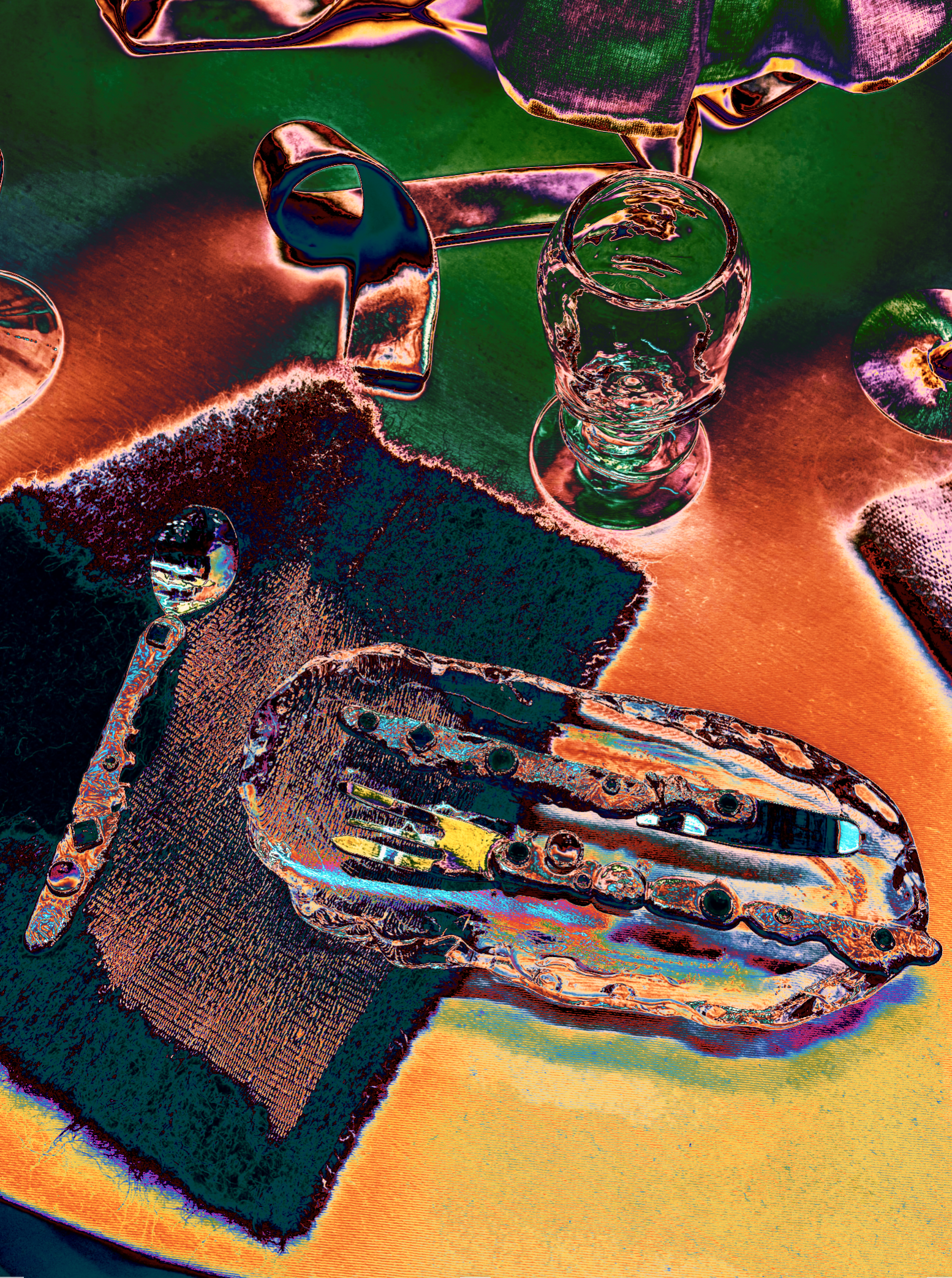 art photo cutlery