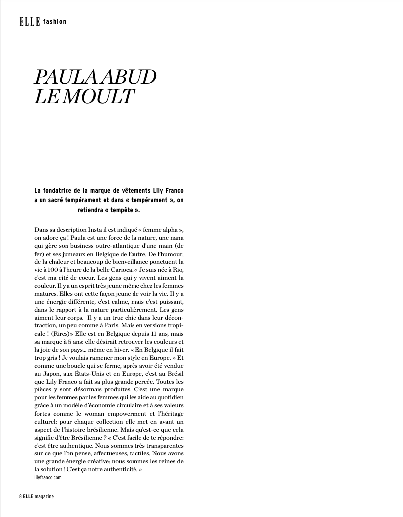 ELLE BELGIQUE