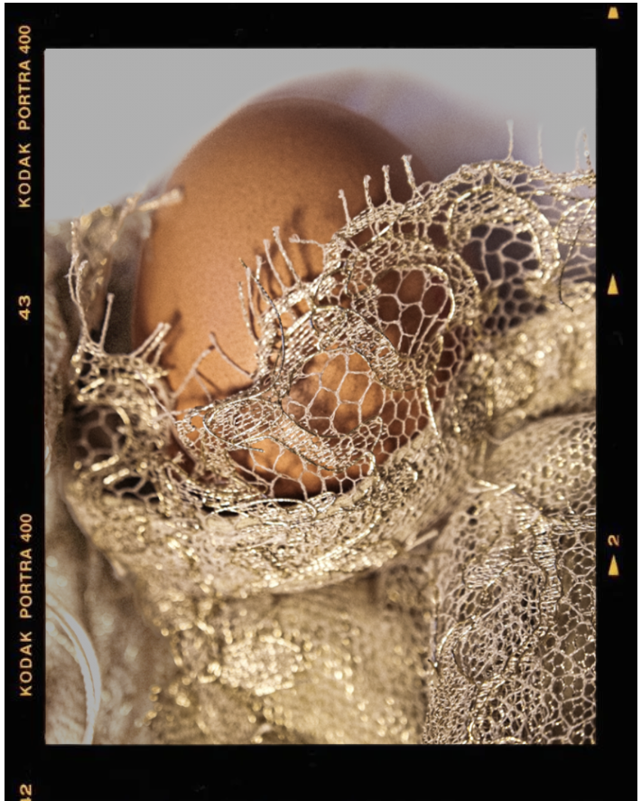 Egg Lace corset