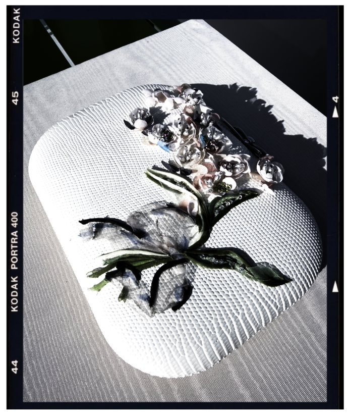 Dior Clutch with flowers
