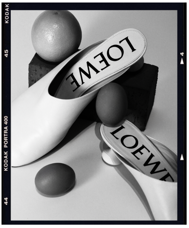 Loewe shoes fashion still editorial
