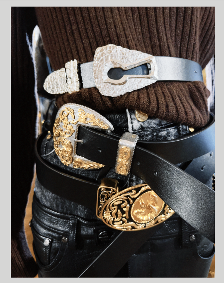 Schiaparelli belts by paula le moult