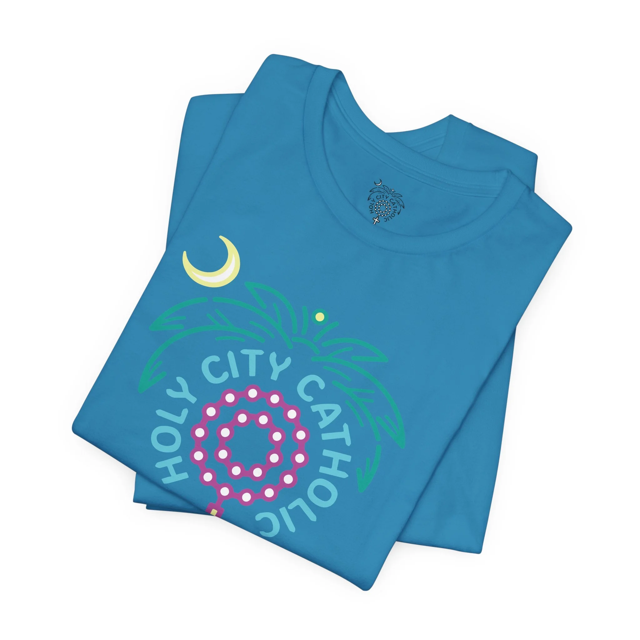 Holy City Catholic Neon Summer T-Shirt