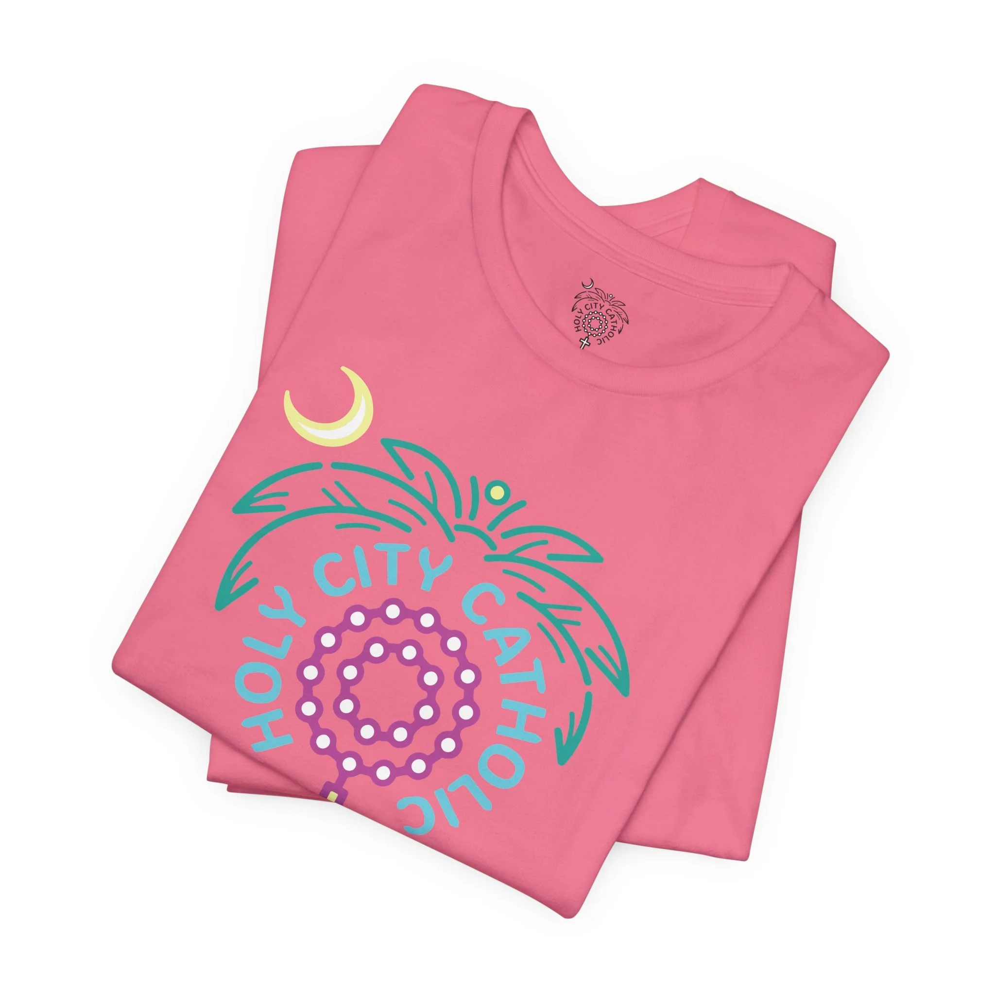 Holy City Catholic Neon Summer T-Shirt