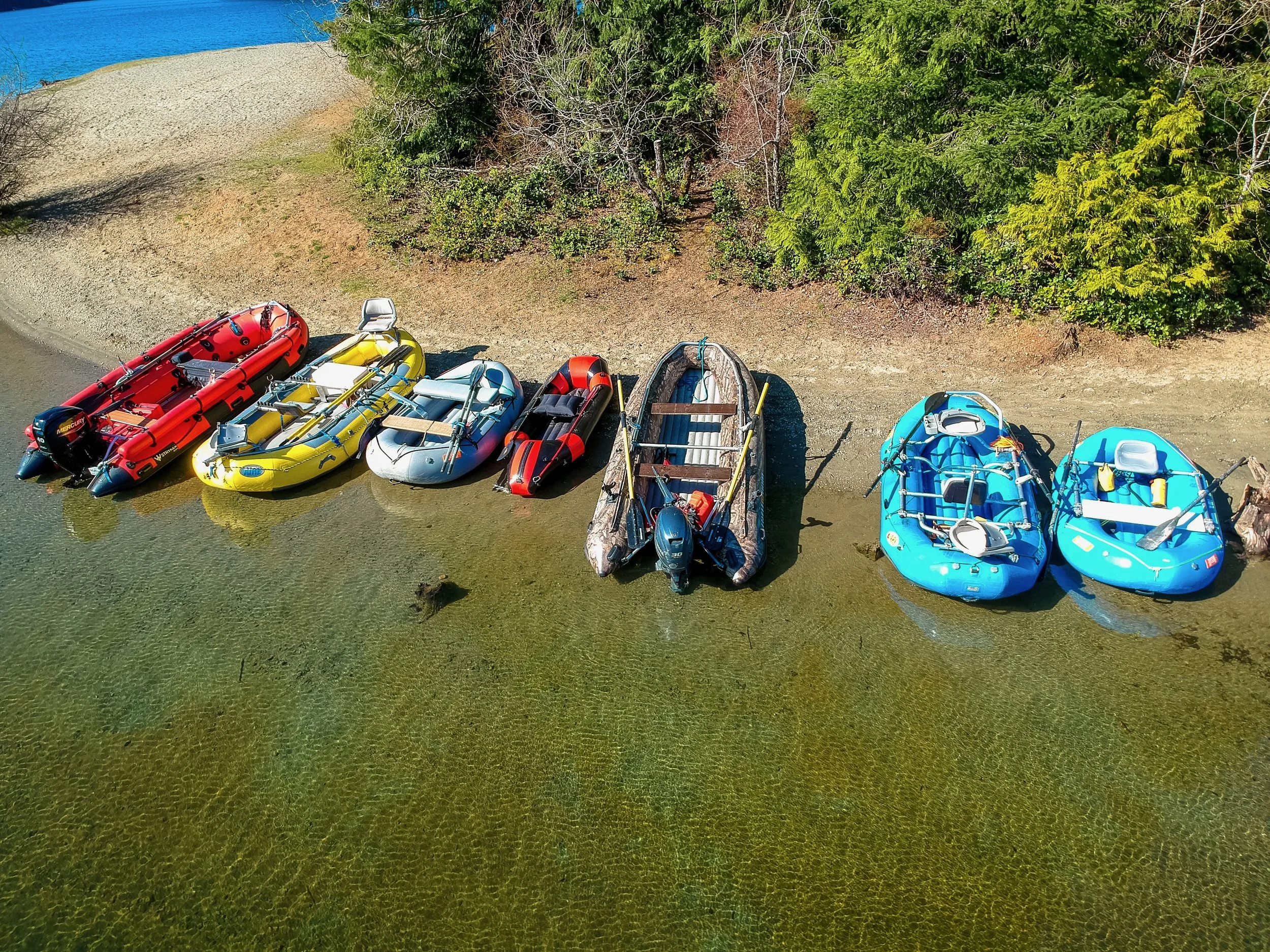 The Coastal WIlderness Adventures Freshwater Fleet