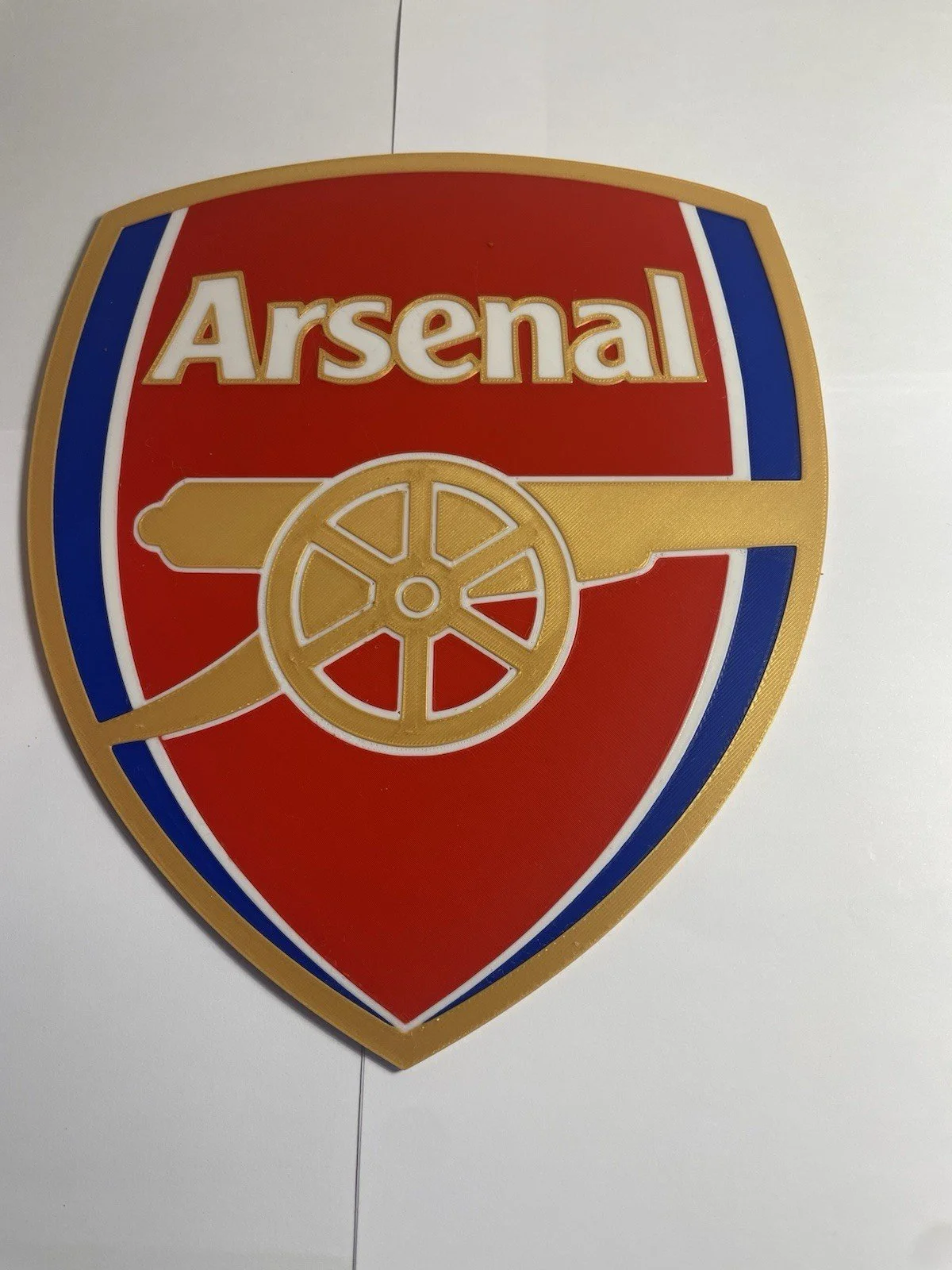 Arsenal FC badge 3D wall decor.