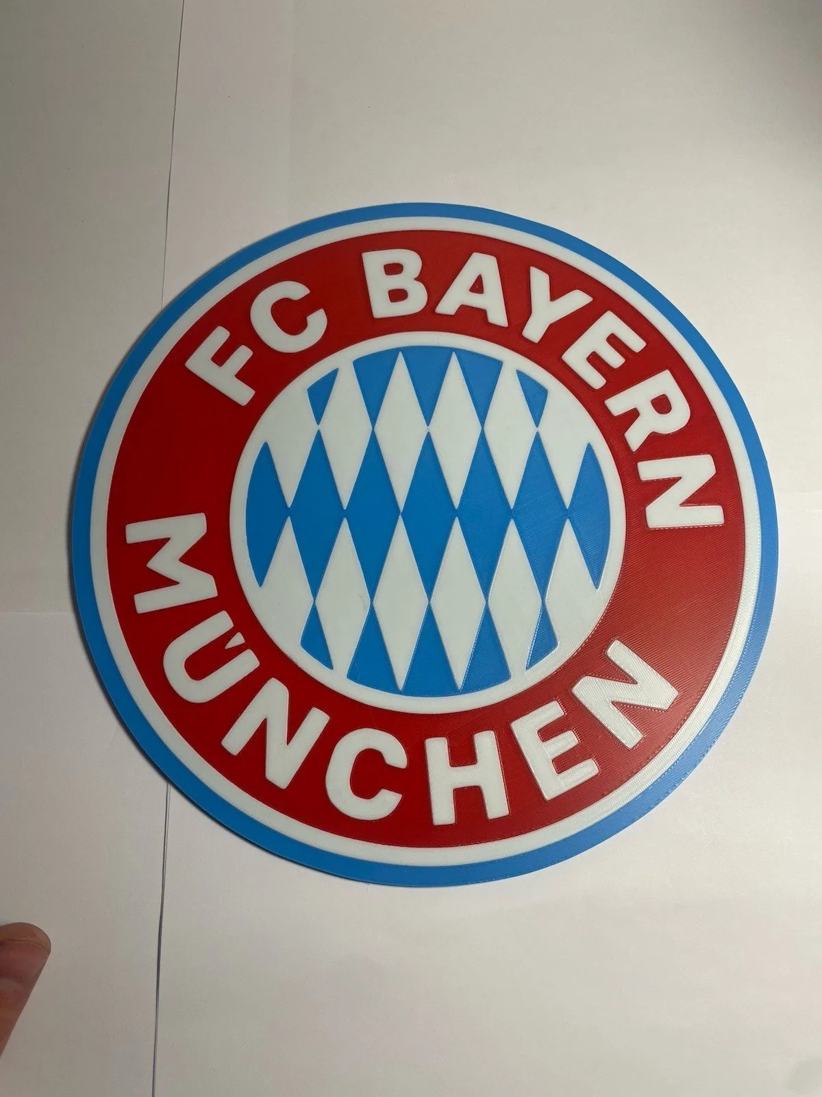 Bayern Munchen FC badge 3D wall decor.