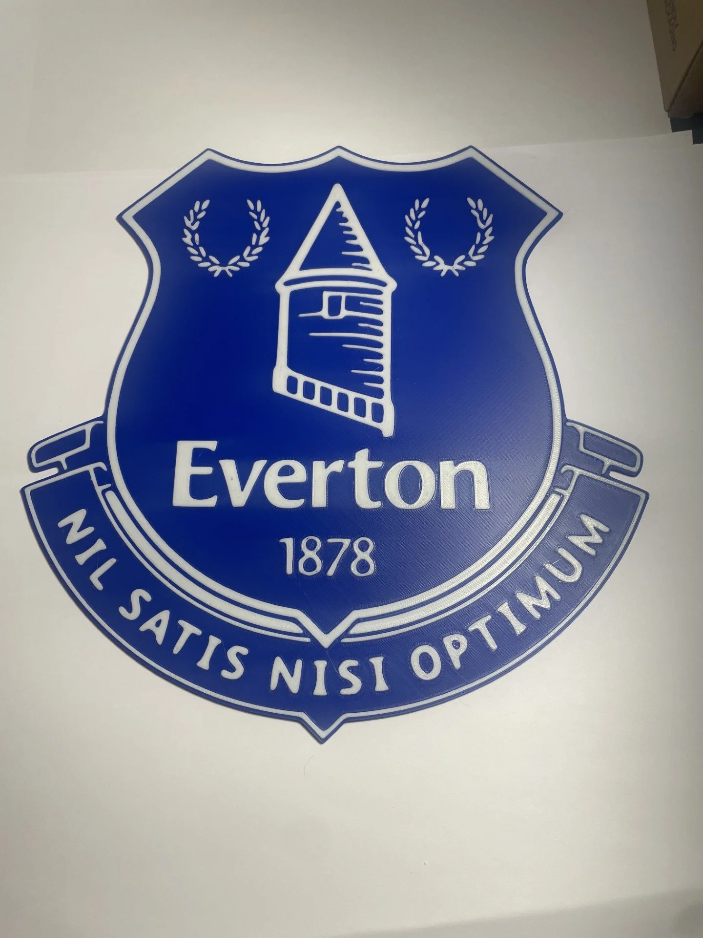 Everton F..C badge 3D wall decor.