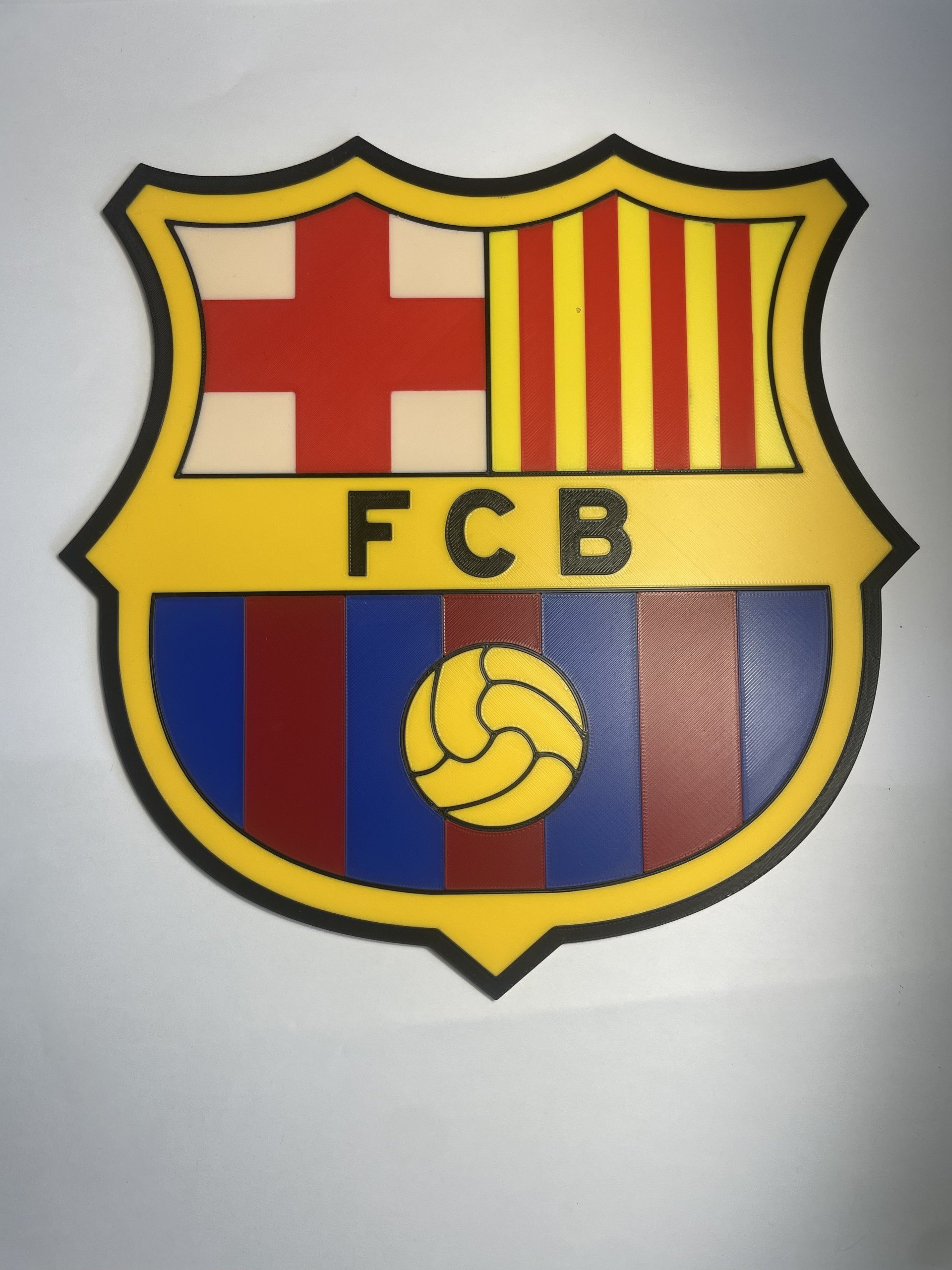 Barcelona badge 3D wall decor.
