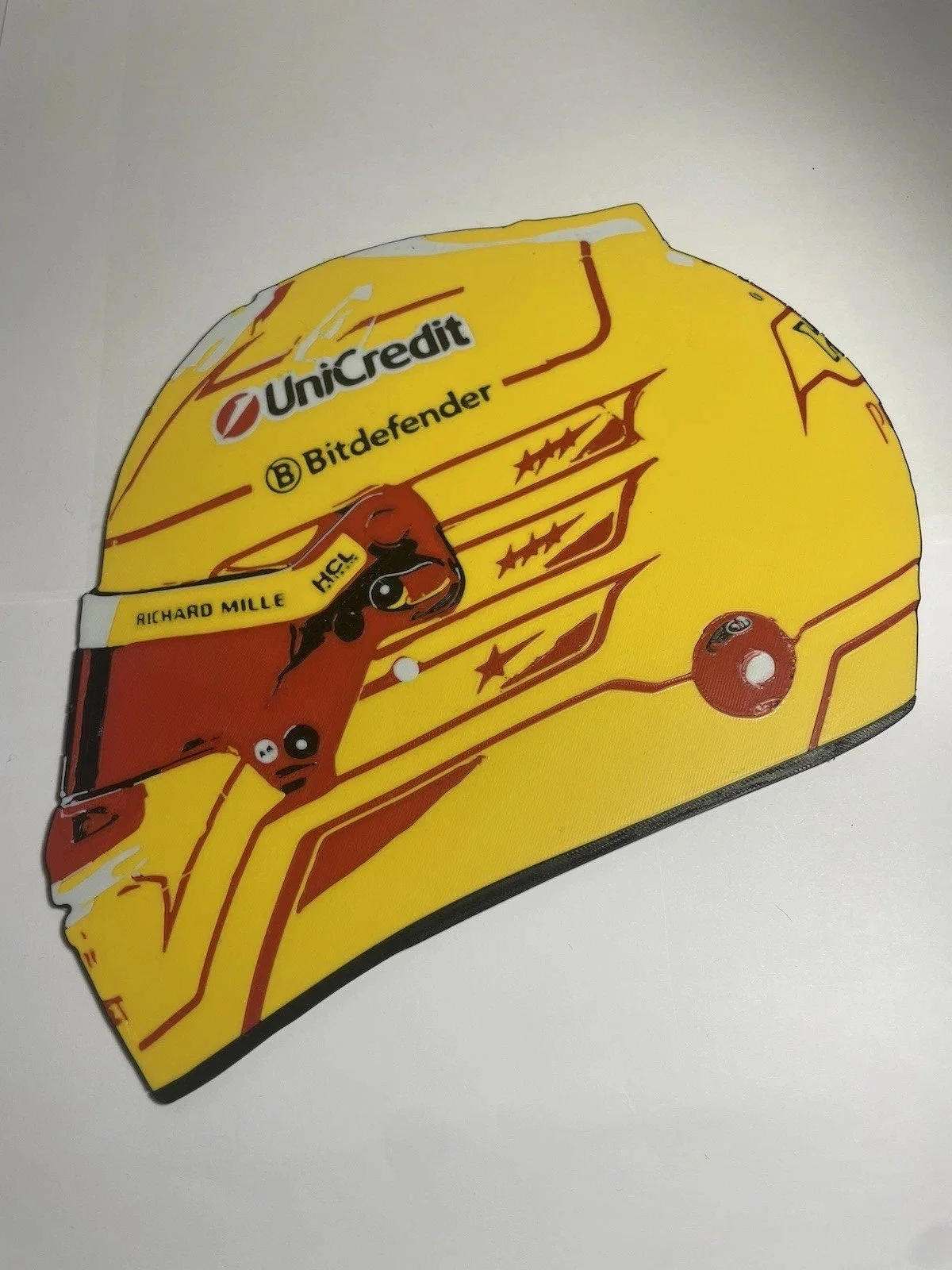 Lewis Hamilton Ferrari Helmet 3D wall art