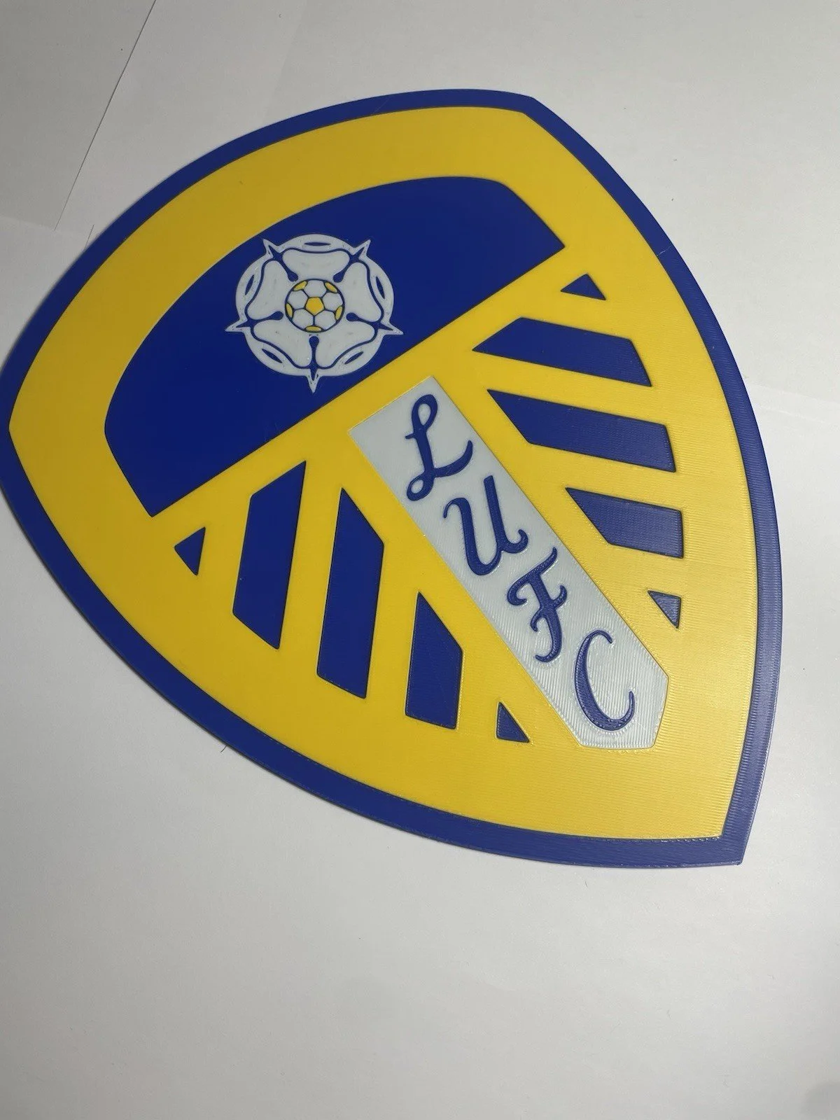 Leeds United FC badge 3D wall decor