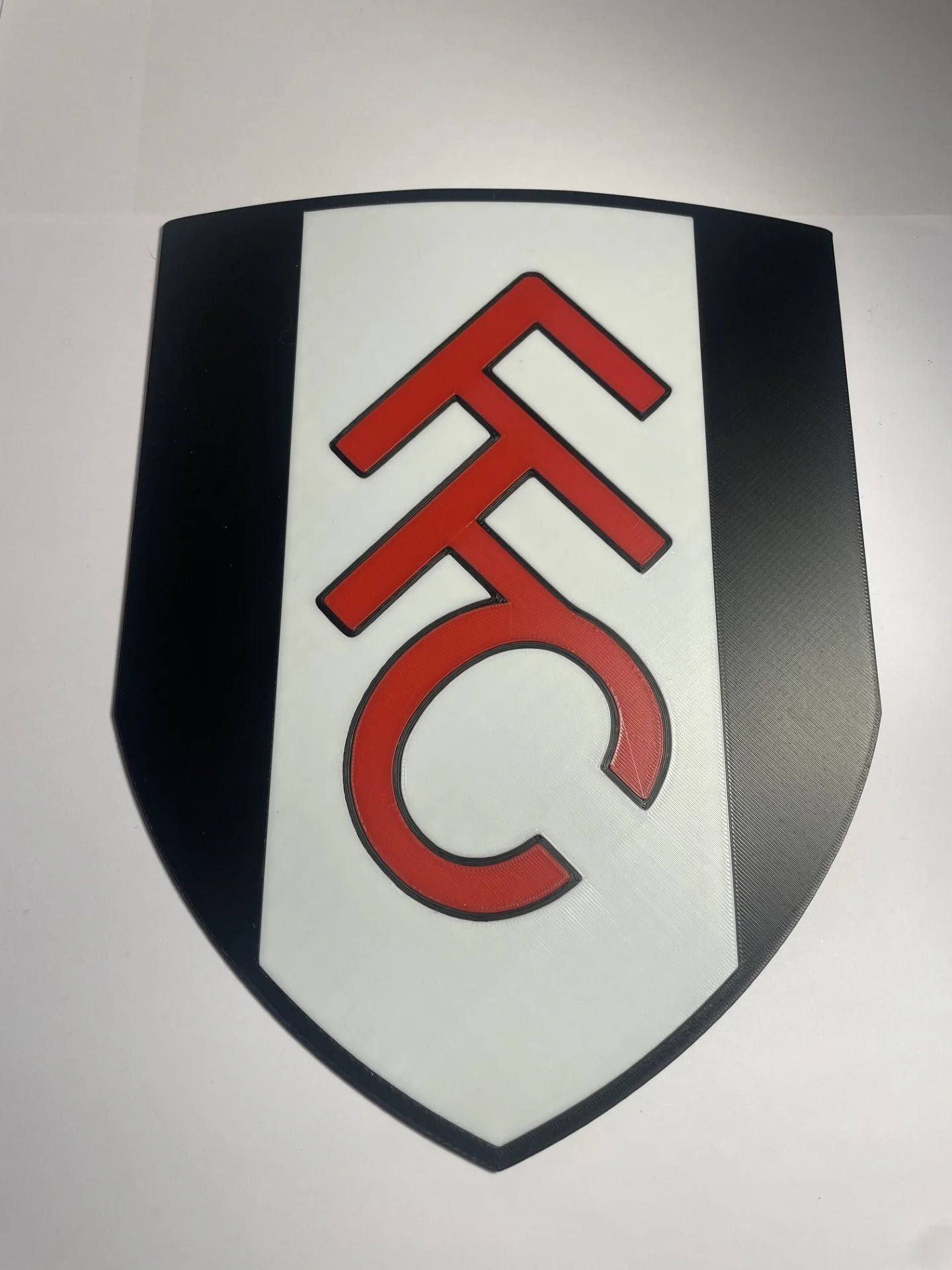 Fulham F..C badge 3D wall decor.