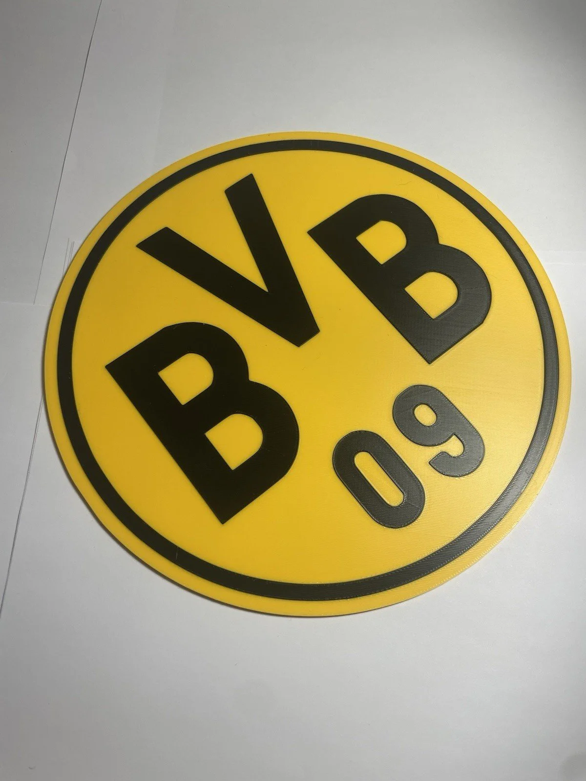 Borussia Dortmund FC badge 3D wall decor.
