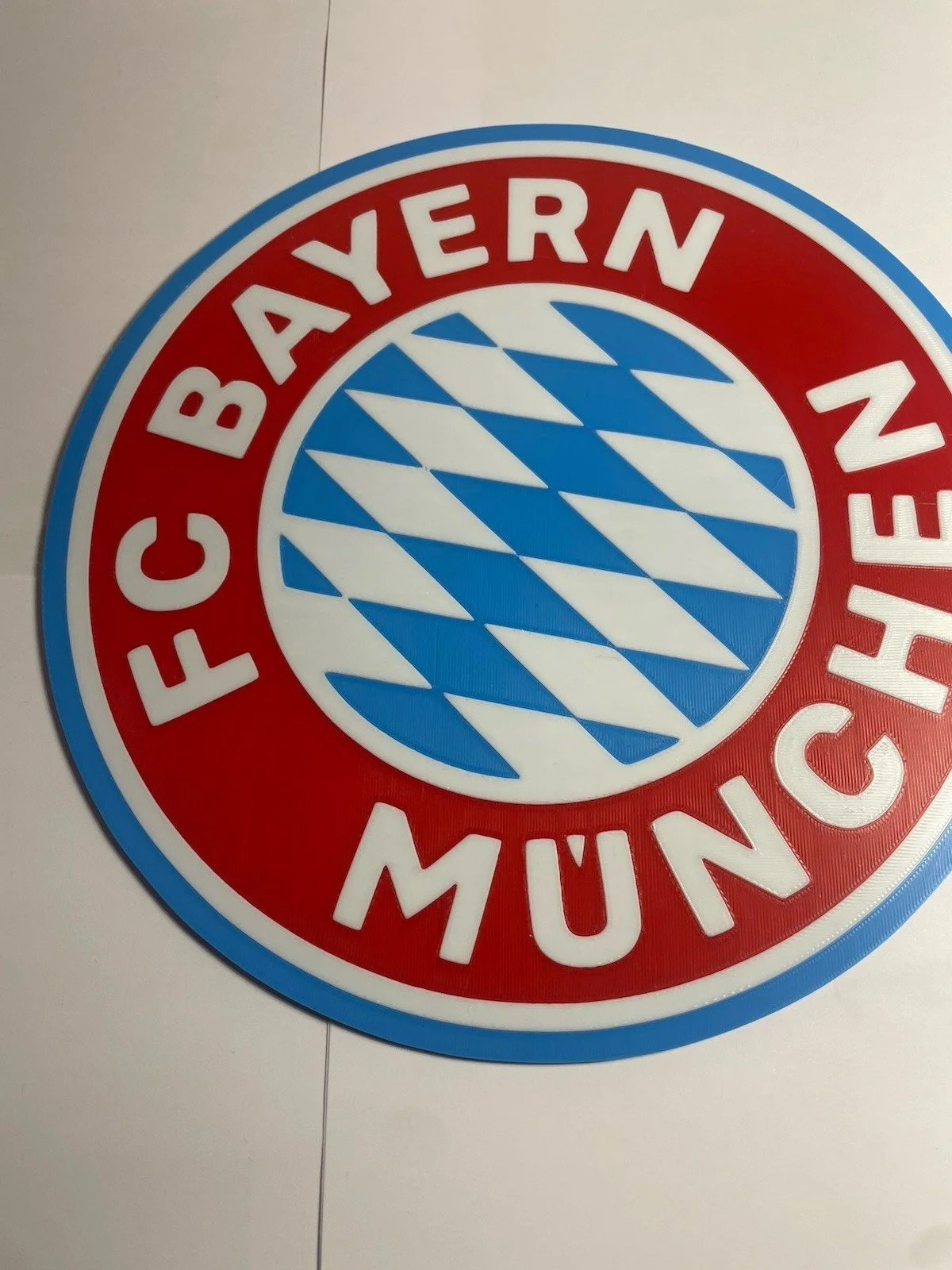 Bayern Munchen FC badge 3D wall decor.