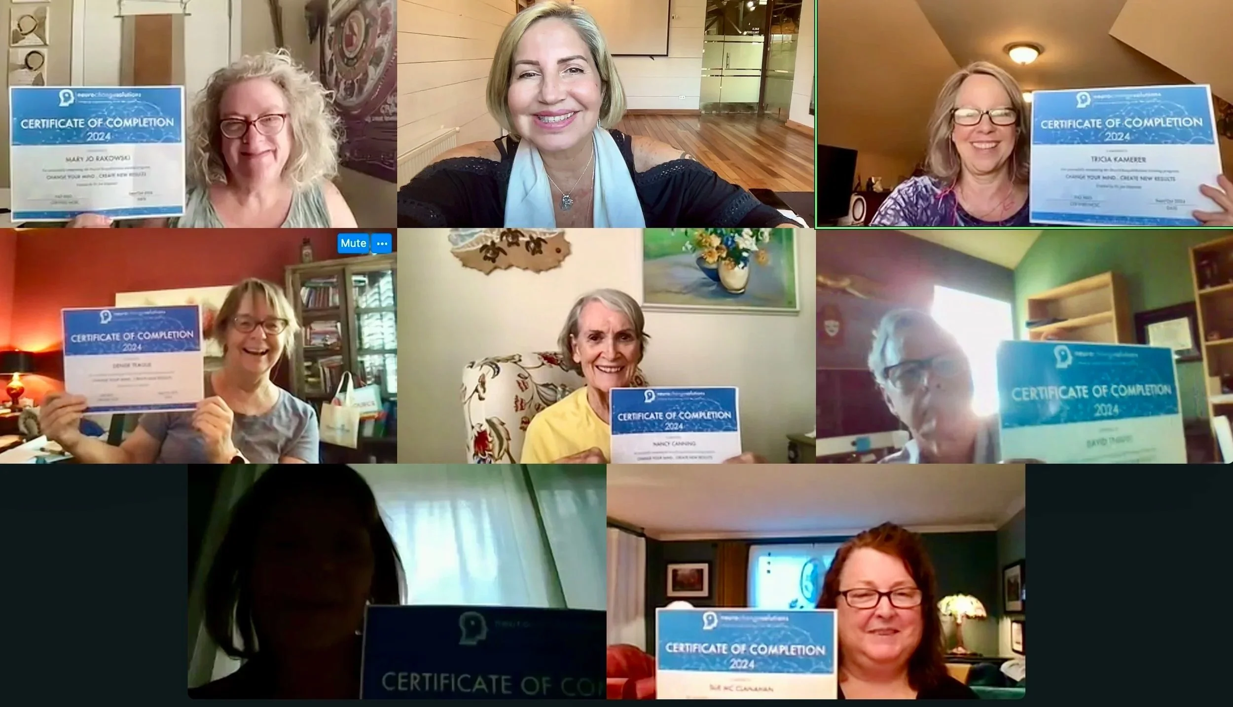 Ending of The Change Your Mind... Create New Results class via zoom