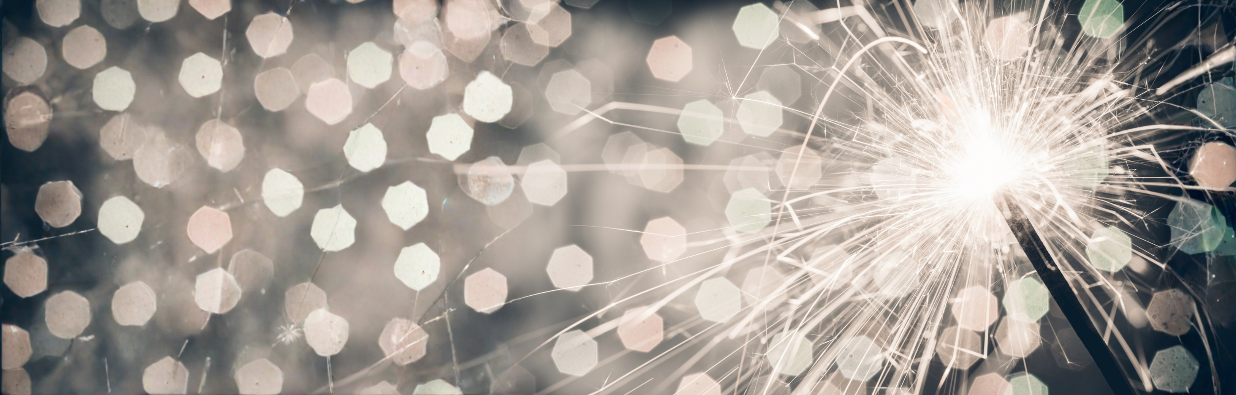 closeup of sparkler