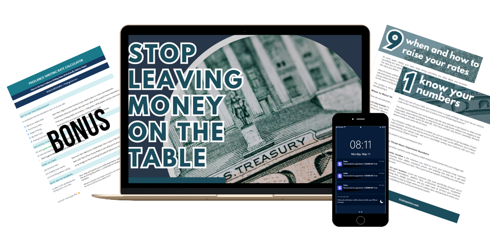 Stop Leaving Money on the Table PDF guide and rate calculator spreadsheet