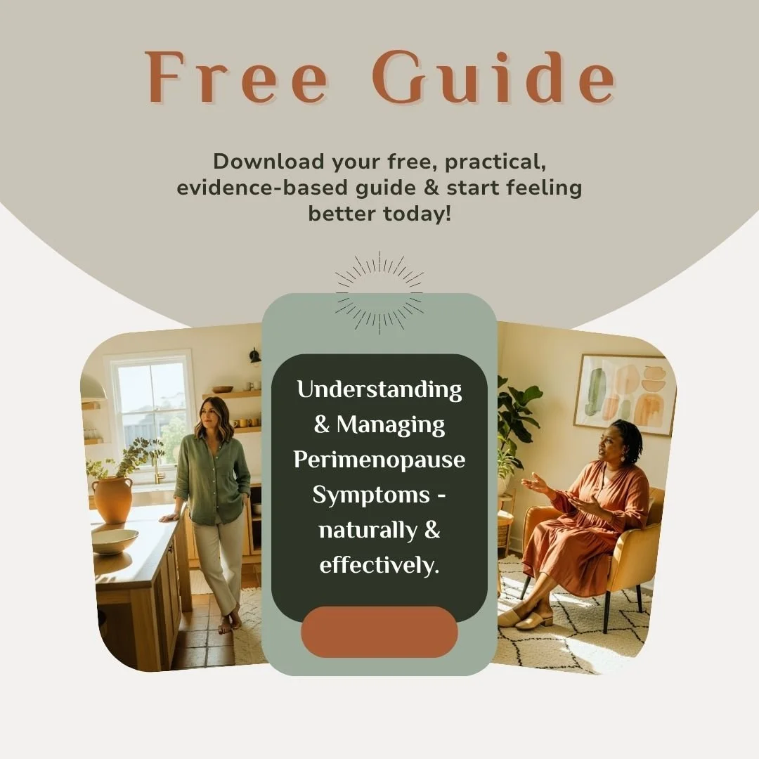 Free perimenopause guide — Understanding and Managing Perimenopause Symptoms Naturally and Effectively by Lucy Green