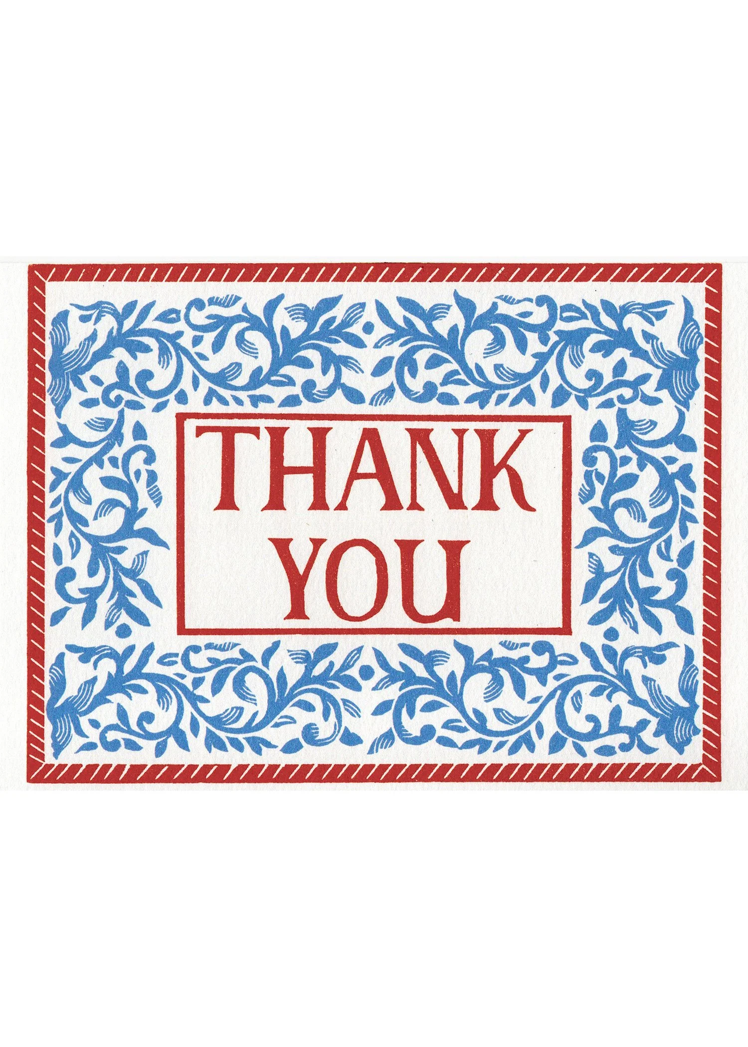 THANK YOU CARD - Blue and Red