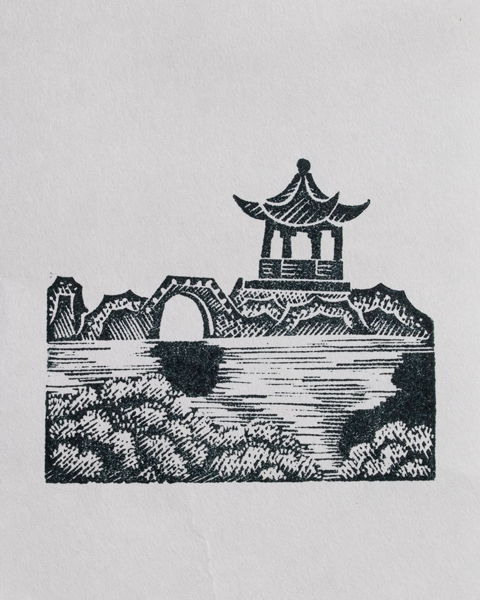 The Pavilion Amidst the Lake