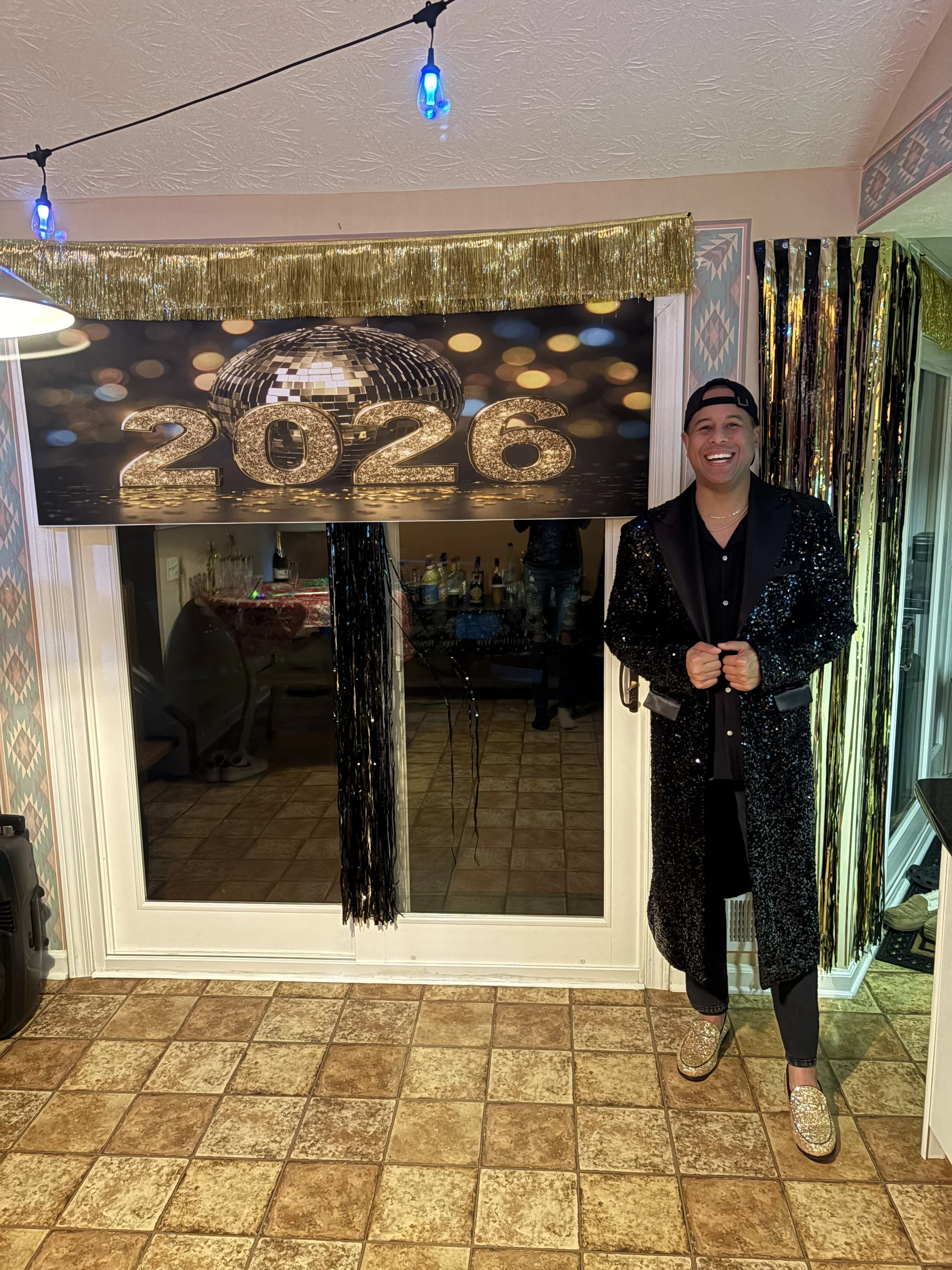 Cayden Williams Roswell celebrating the new year