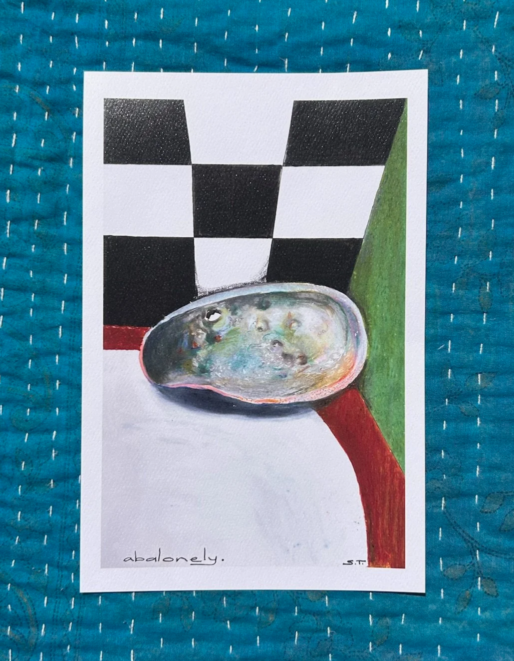 Abalonely- Art Print