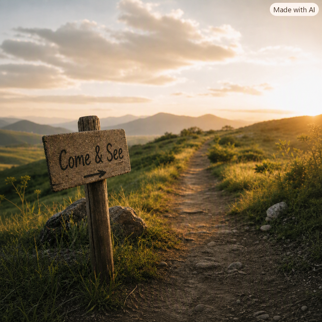 The Trailhead:  Come & See