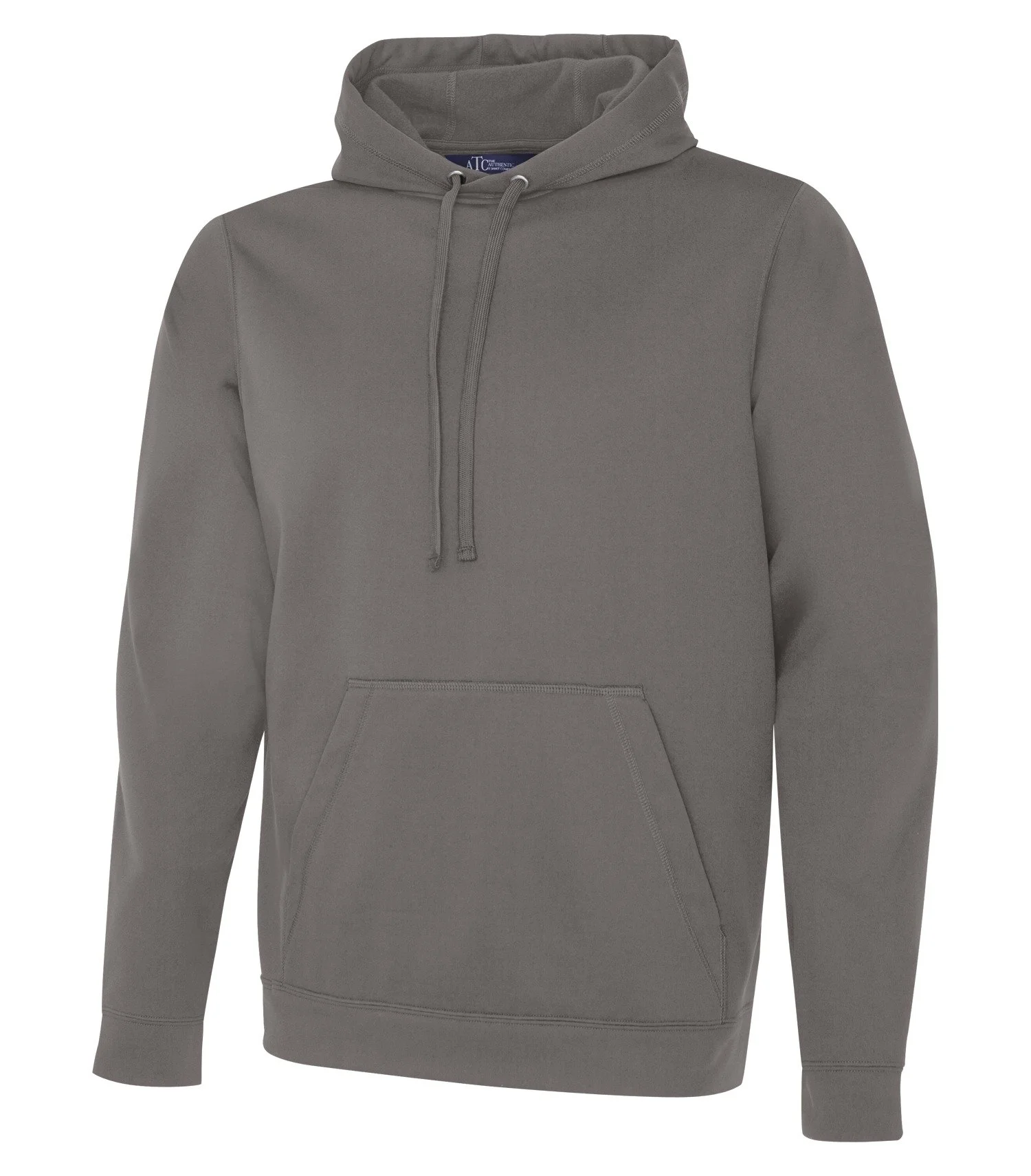 Mens Grey Hooded Sweatshirt
