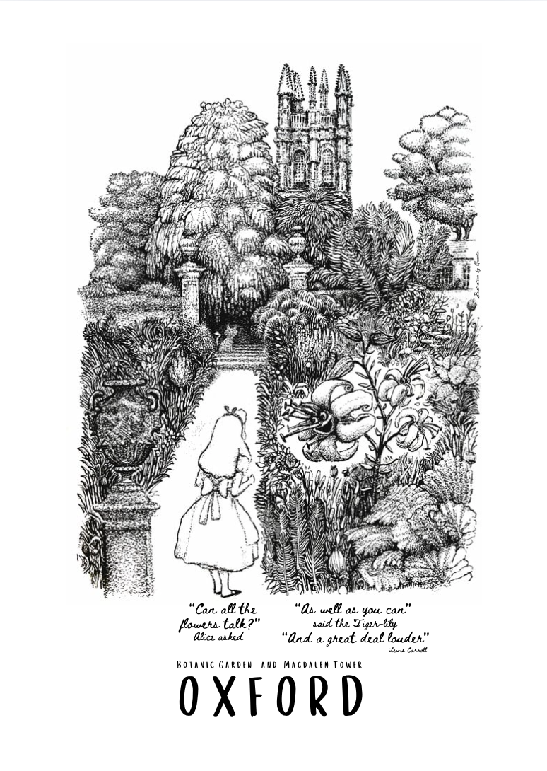 Alice exploring the Botanic Garden