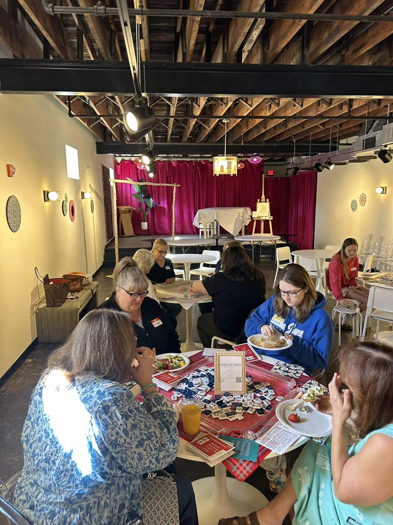 American Mahjong event in Columbia, Missouri.