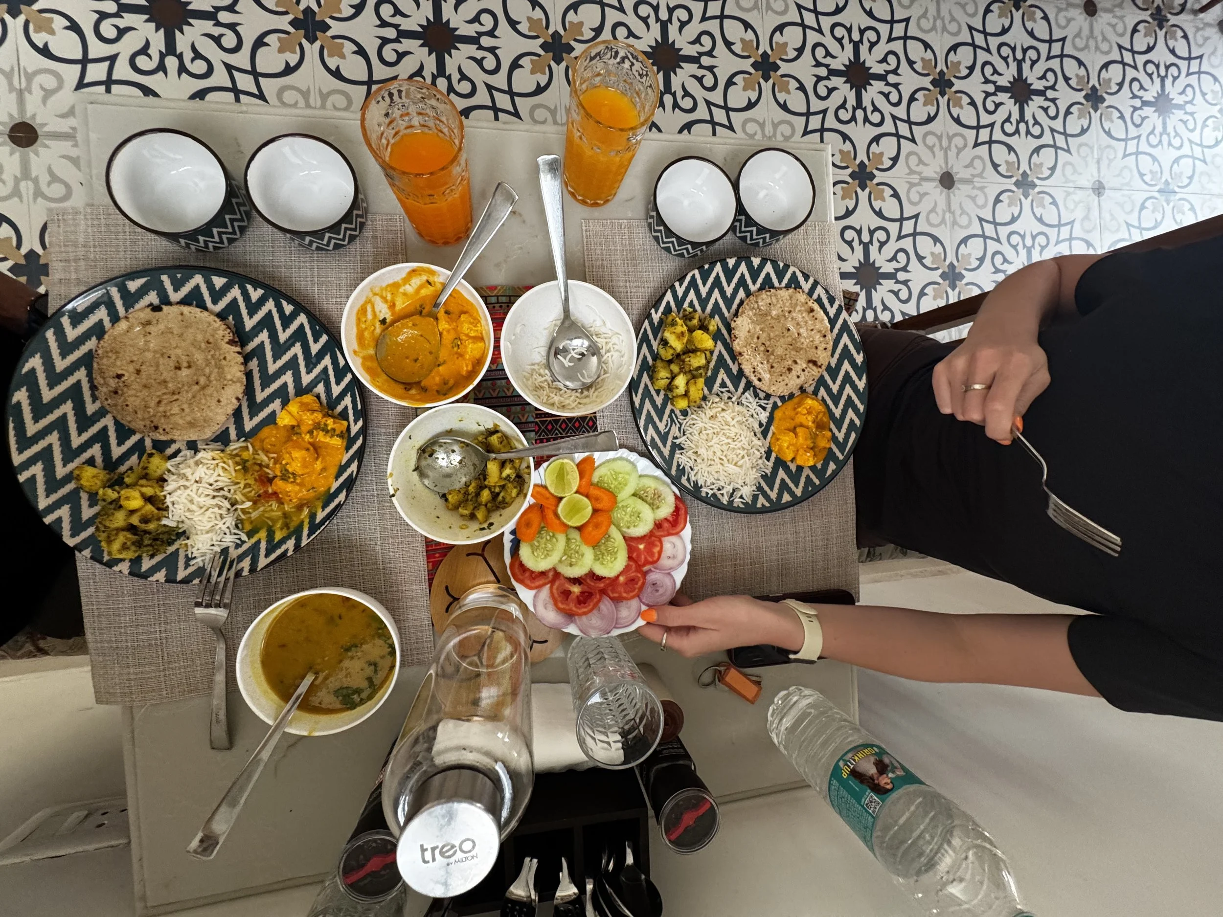 Comida en India