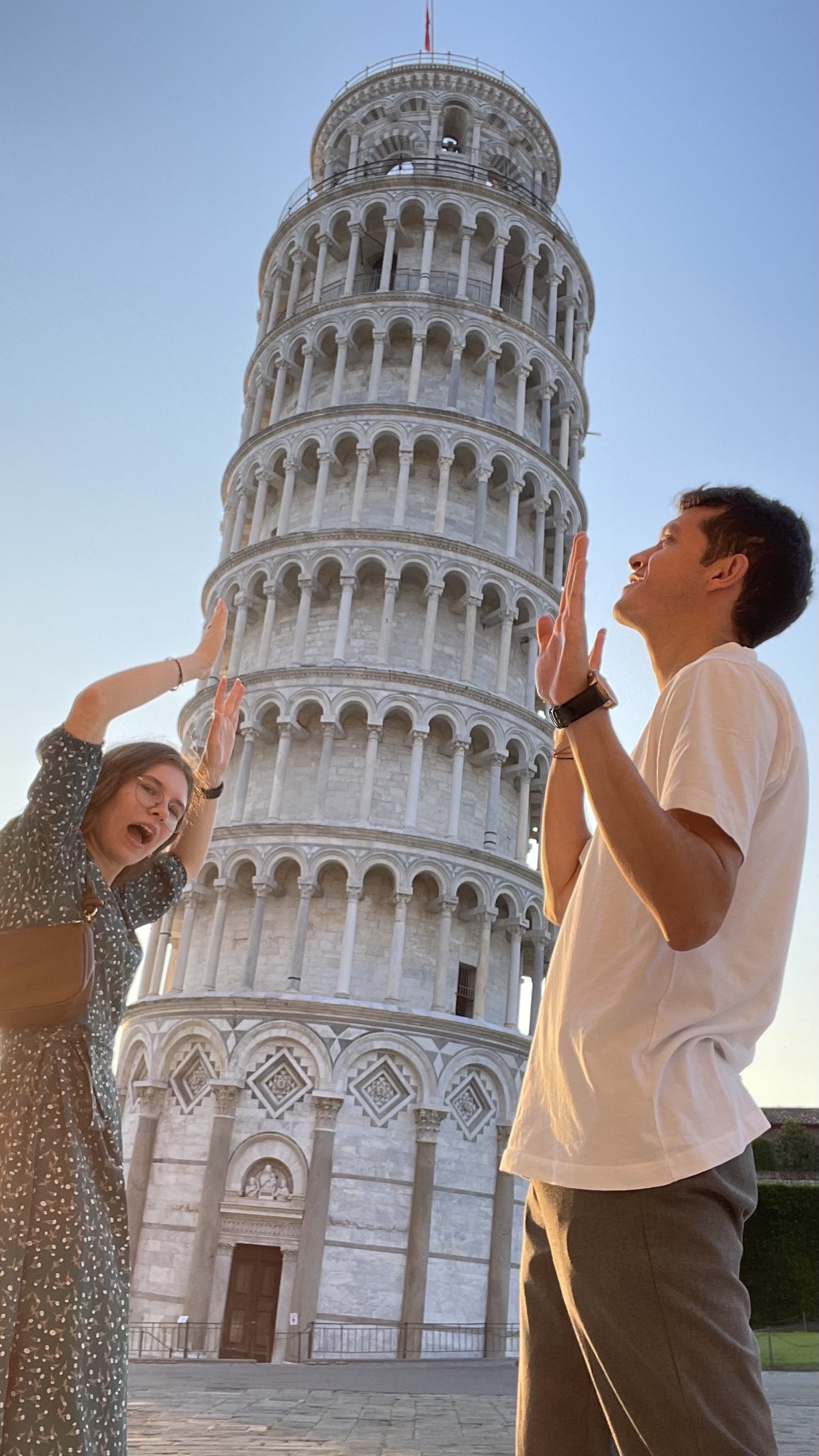 Foto típica en Torre de Pisa
