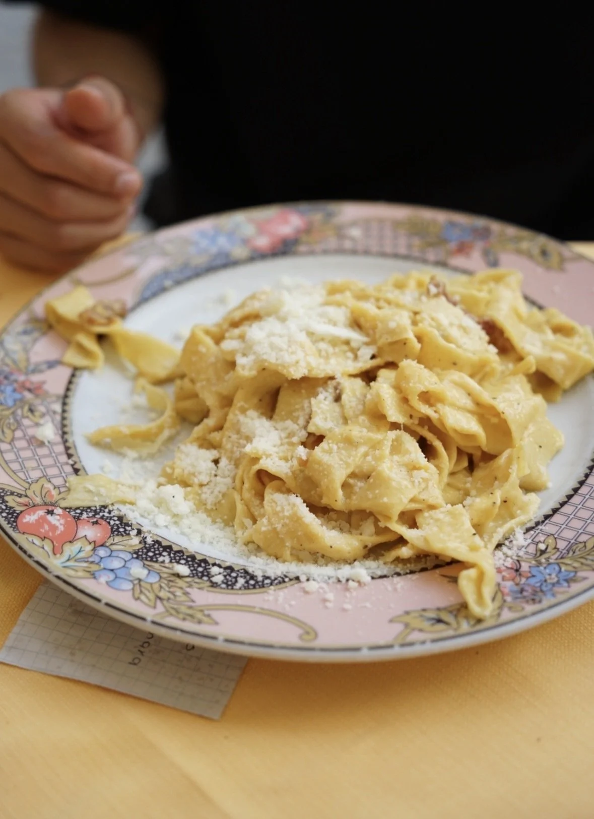 Plato de Pasta en Roma