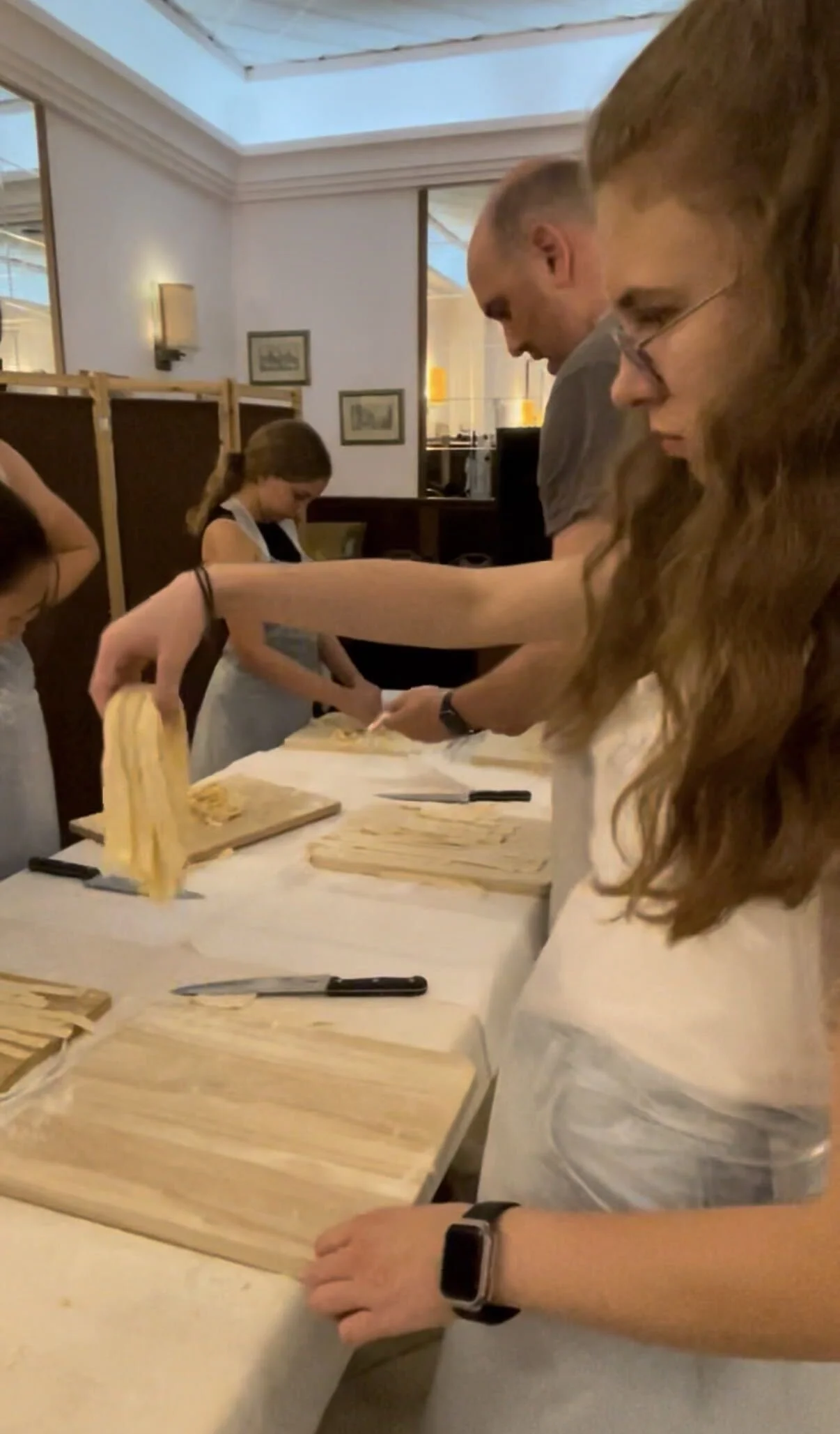 Taller de pasta en Roma - Proceso de elaboración pasta
