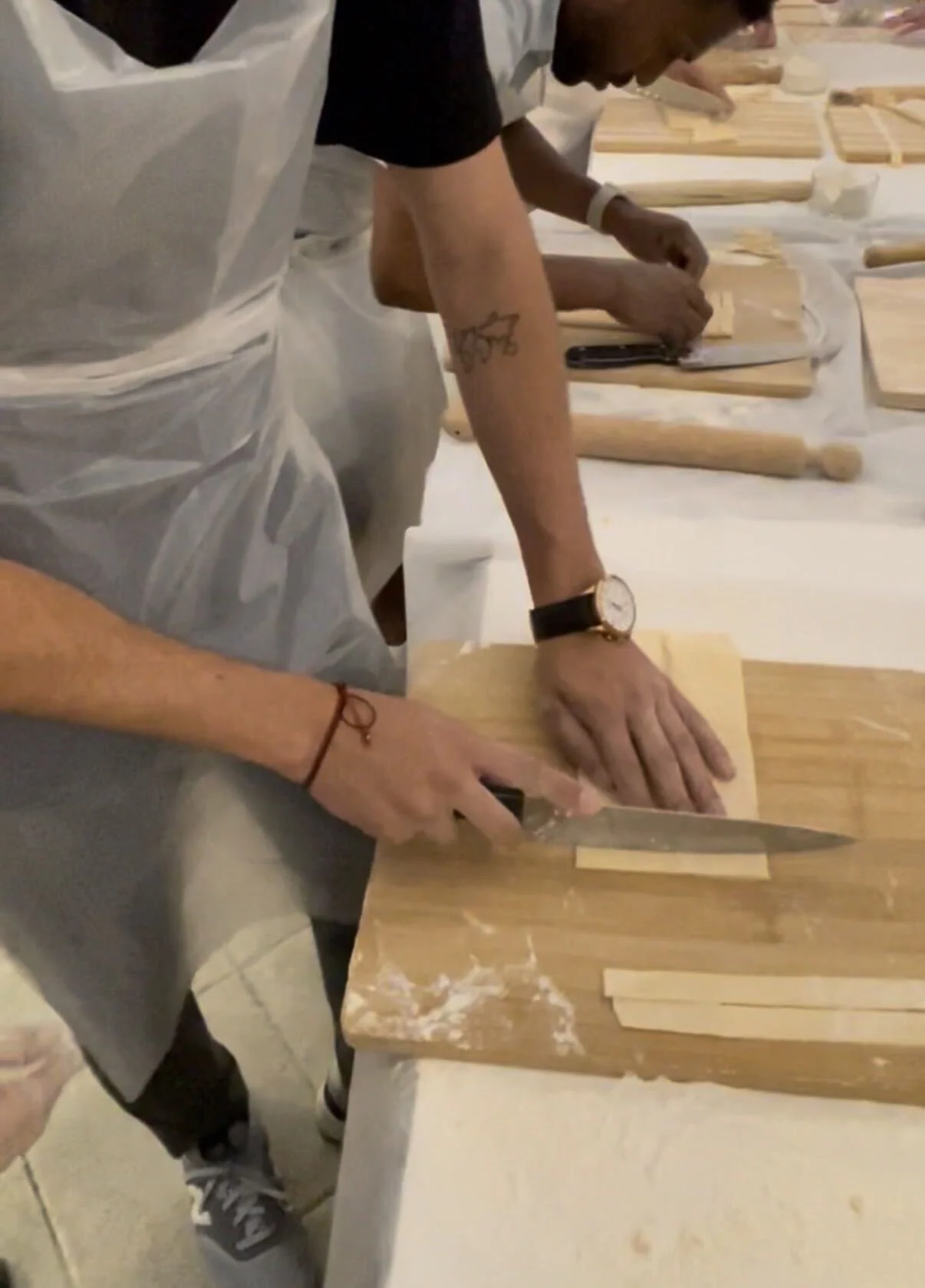 Taller de pasta en Roma - Proceso de elaboración pasta