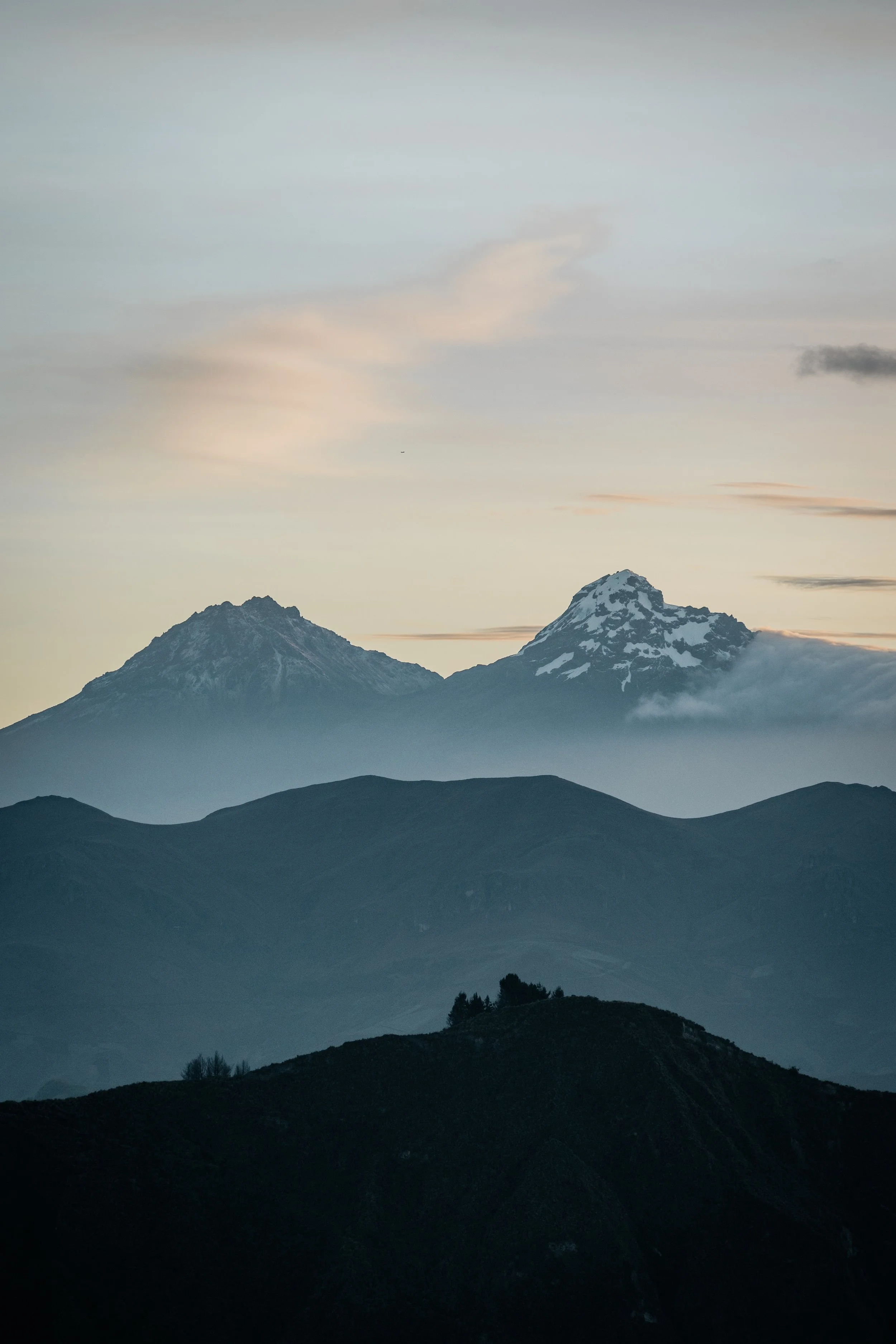 Vista de Volcanes desde Quilotoa