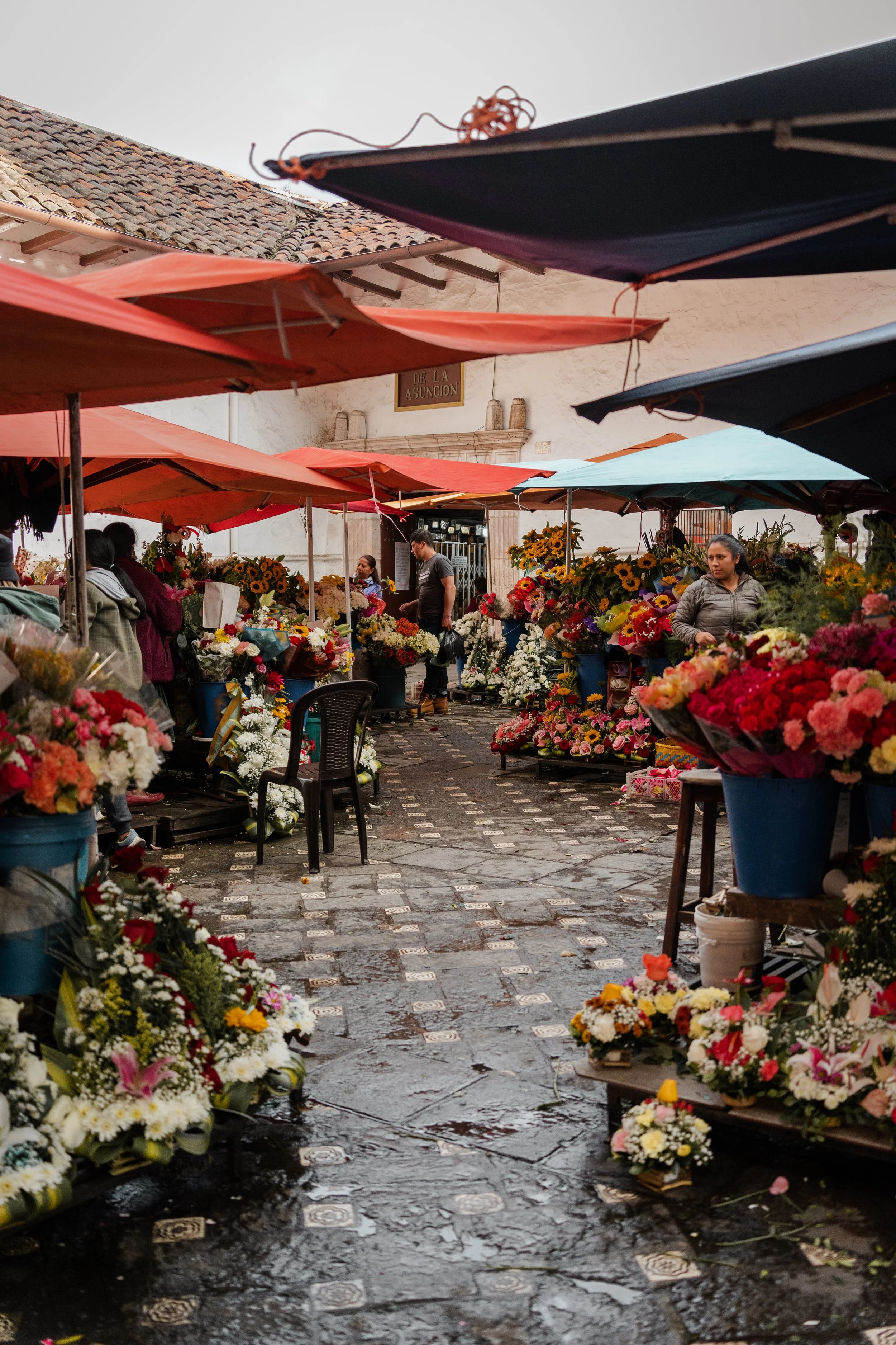 Plaza de las Flores Cuenca Ecuador