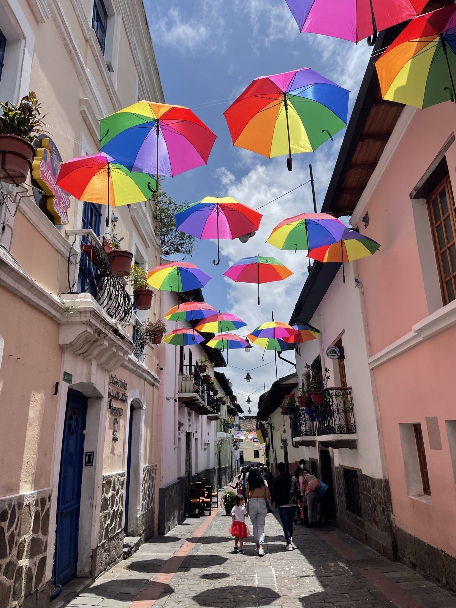 Calle La Ronda en Quito Ecuador