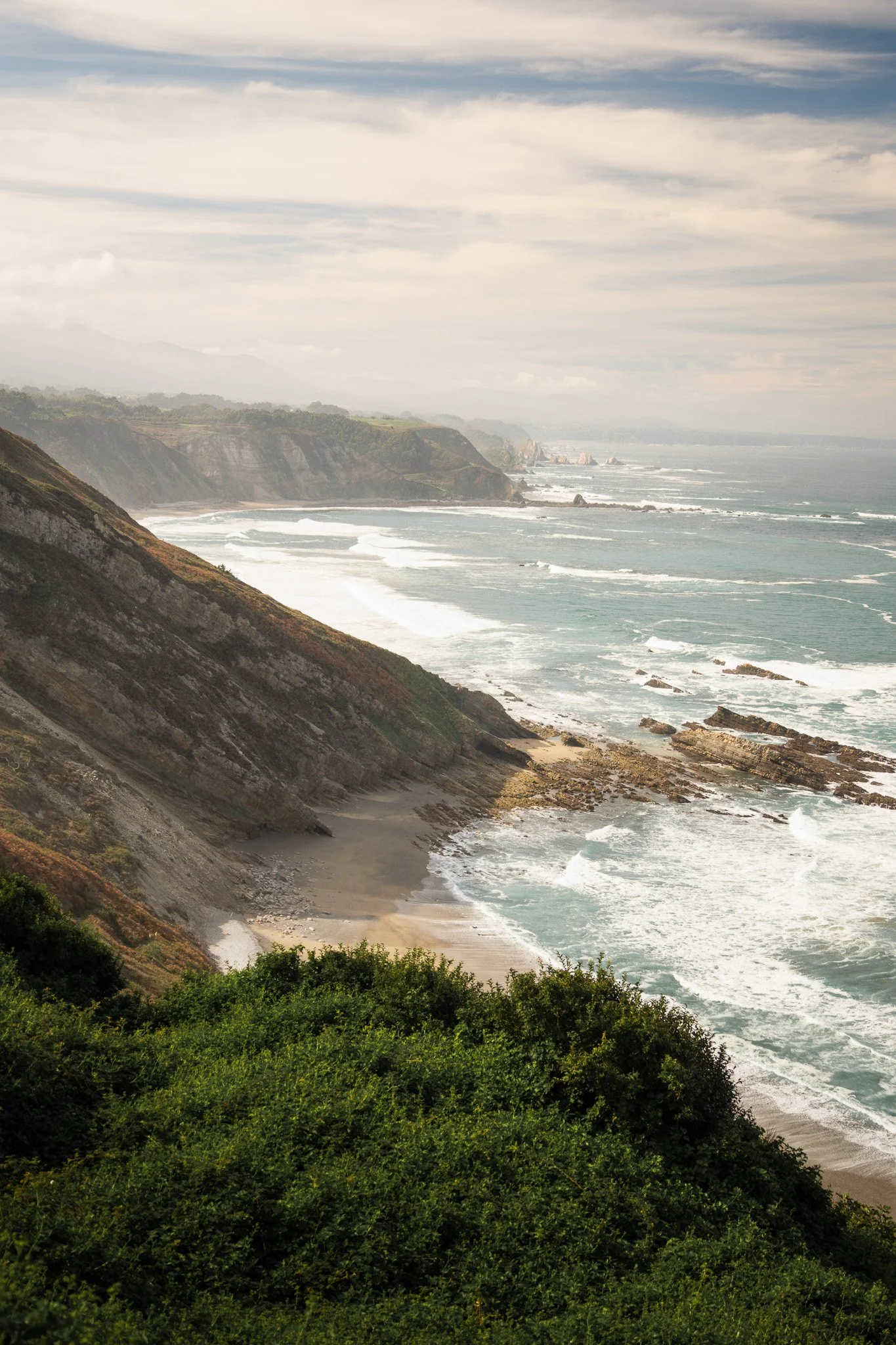 Acantilados en Cabo Vidio, Asturias