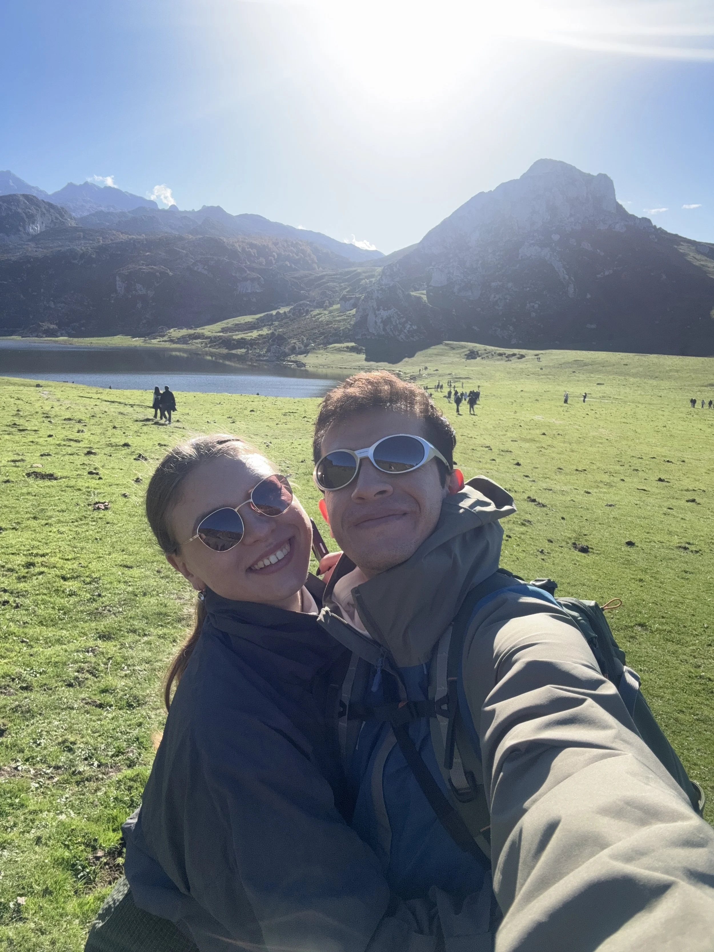 Pedro y Karyna en Lagos de Covadonga