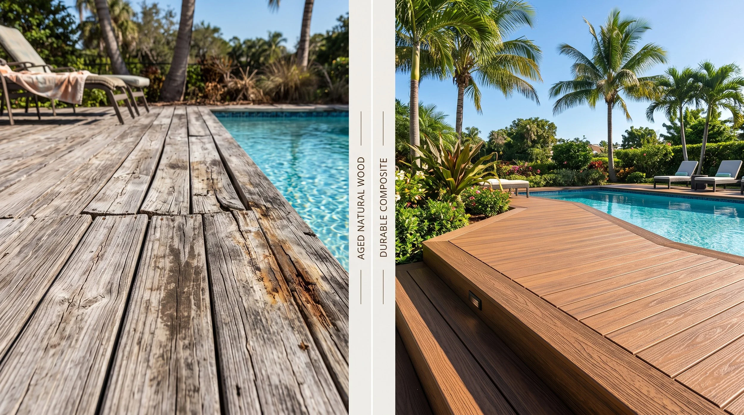 Composite Cladding vs. Real Wood for Pool Decks: Why It Matters in Florida
