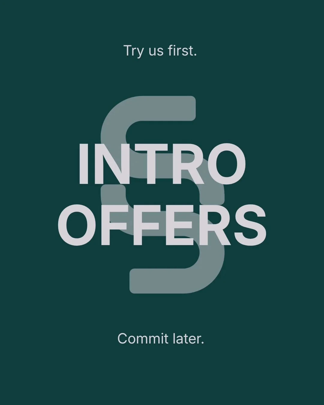 We are officially open this Wednesday, August 5th!

Start with an Intro Offer.

Try the studio. Find your favourite classes. Then lock in a Founding Membership before August 31st to secure our lowest membership pricing and exclusive Founding Member p