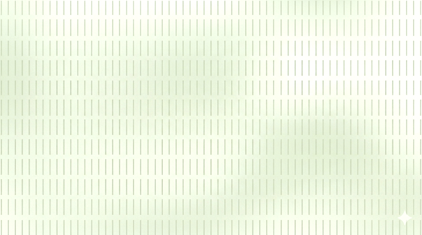 Empty light green package with vertical white stripe pattern.