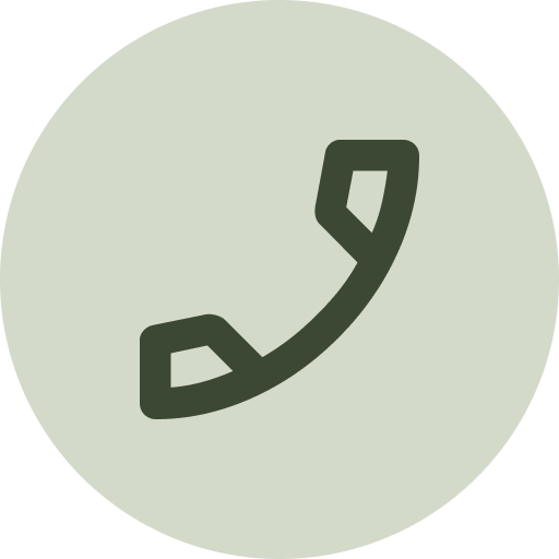 Icon of a telephone.