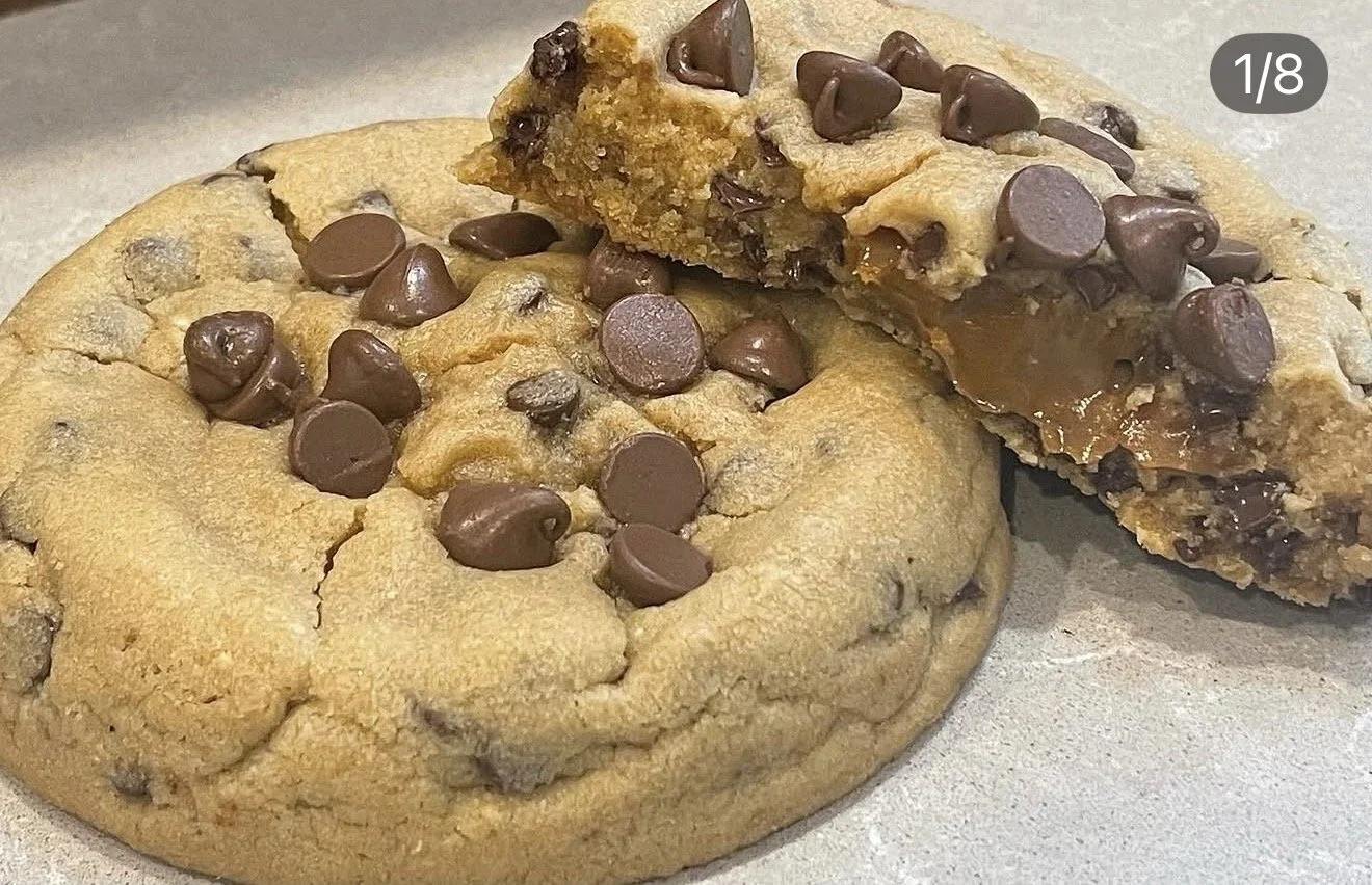 Truffle Stuffed Chocolate Chip Cookies