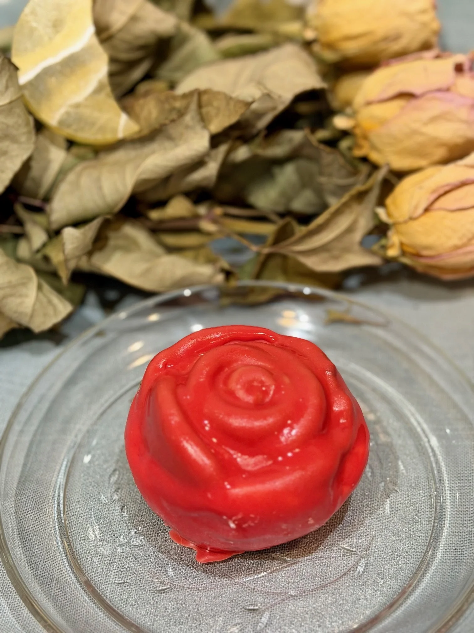 Chocolate Rose Mousse Cake