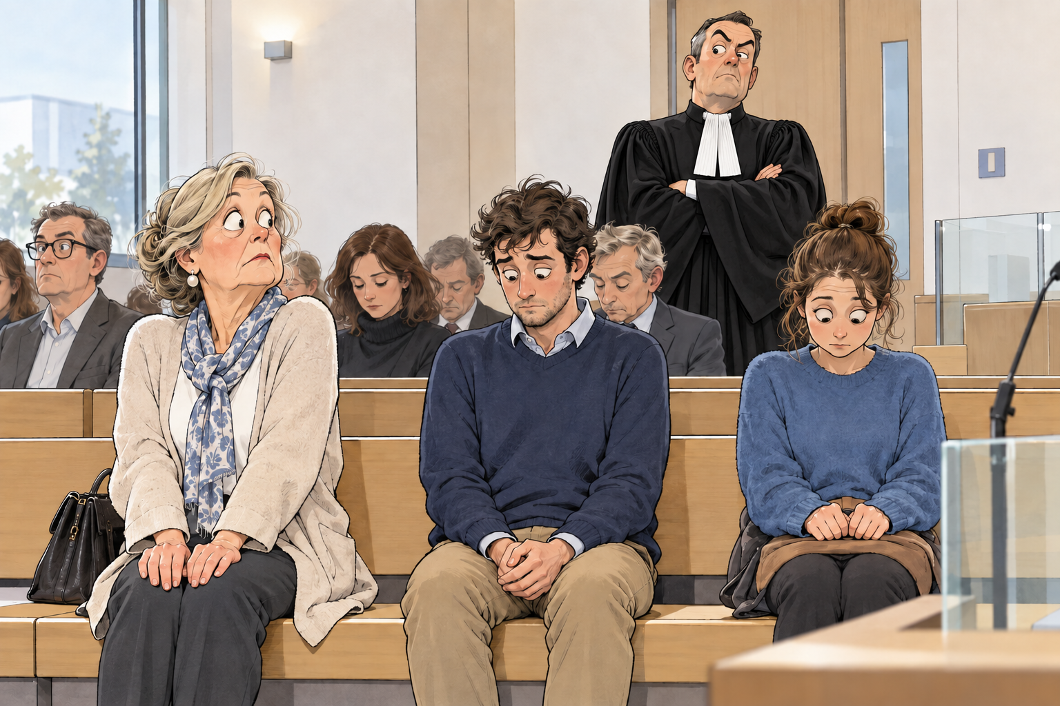 L’huissier veille au grain 