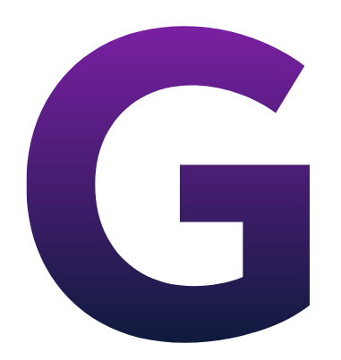 The Google logo in purple and blue gradient.